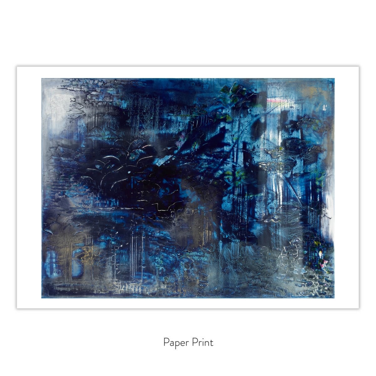 Jessica Zoob Contemporary fine art print - Deep Blue Magic 1 in paper print format