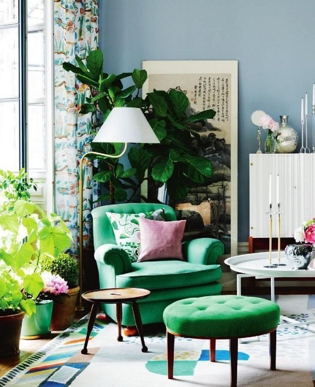 Go Green- interior design tip for 2016