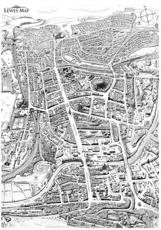Lewes Map