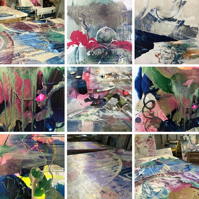 New Wild Works starting to take shape, Work in progress available to view at Jessica Zoob's May Open Studio