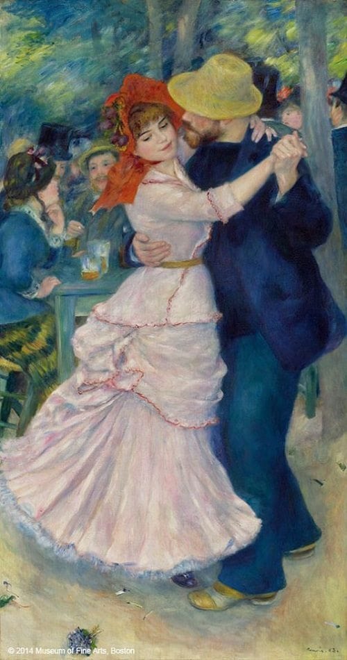 Renoirs Dance at Bougival This is the third of Renoir's dancer paintings